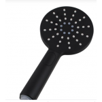 Round Matte Black Handheld Shower Head